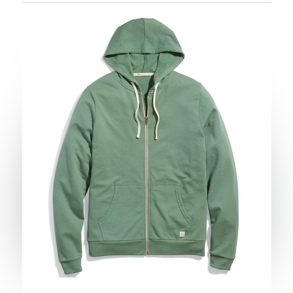 Marine Layer Sweaters - Marine Layer Sage Green Zip Hoodie Women’s Large (Unisex)